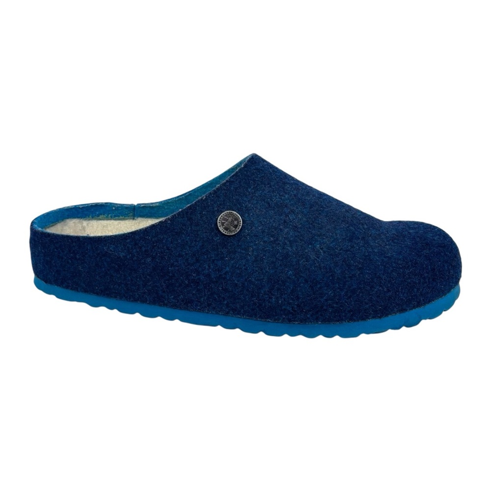 BIRKENSTOCK KAPRUN RIVET FELTED DOUBLEFACE WOOL SLIP ON MULE CLOG SLIPPER RARE - Picture 3 of 14